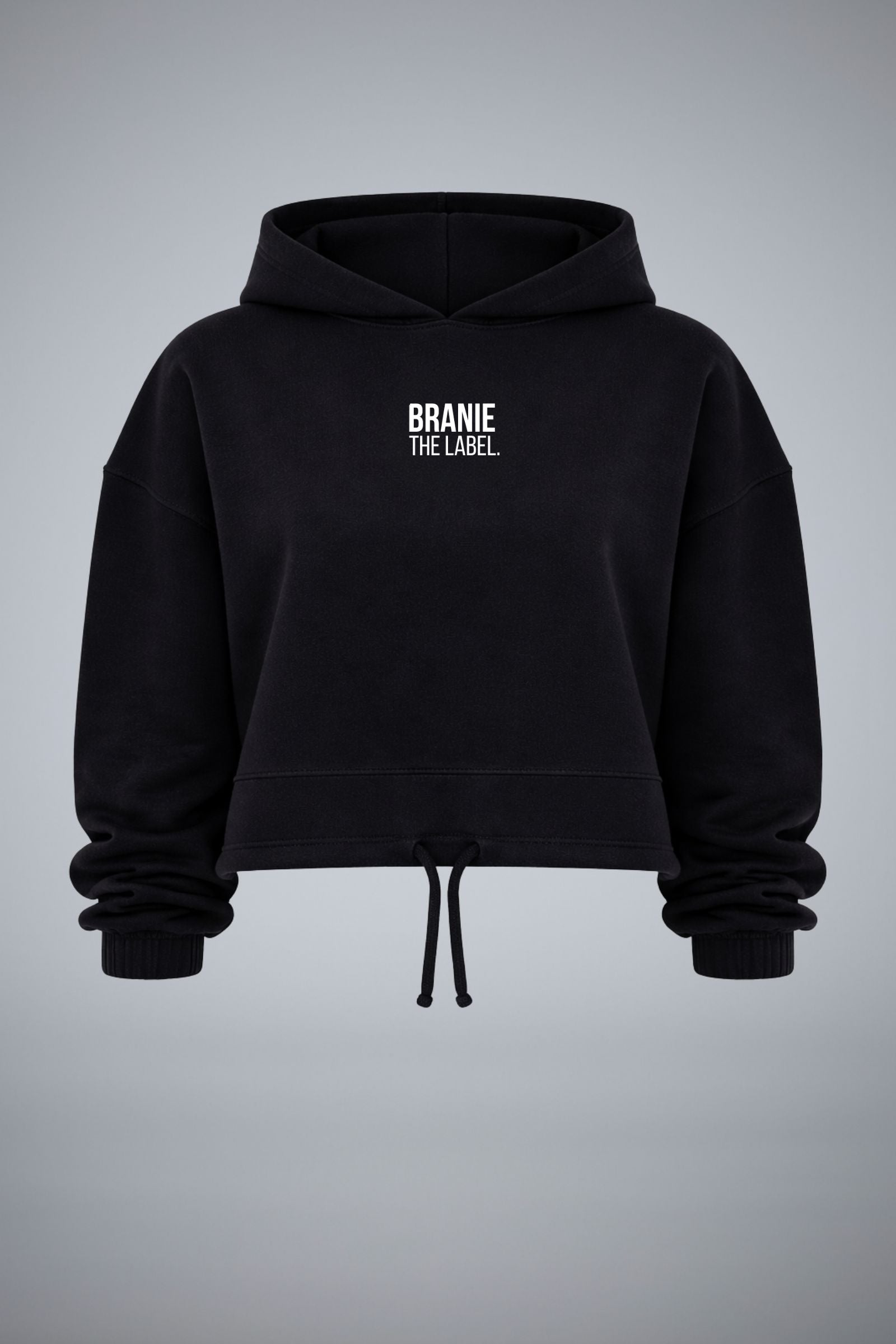 Cropped Oversized Hoodie – BRANIE THE LABEL